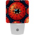 thumbnail image 1 of Coccinella septempunctata LED Square Night Lights: Energy-Efficient and Stylish Illumination Device for Bedrooms and Living Areas, Set of 2, 200 Characters., 1 of 6