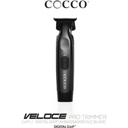 Cocco Veloce Pro Cordless Trimmer Matte Black | Professional Graphene Blade Hair Trimmer