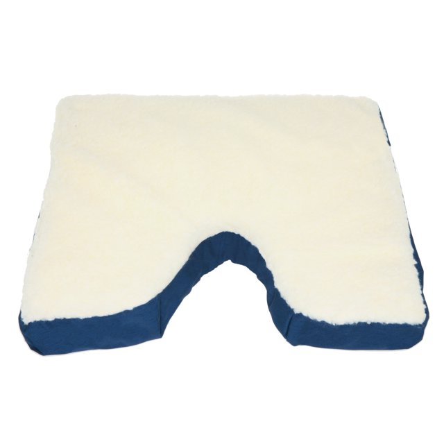 Coccyx Gel Seat Cushion with Fleece cushion with cut out