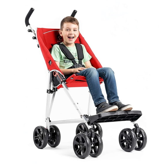 Coche XL Special Needs Stroller, Lightweight Umbrella Pushchair for Children 3-12 Years Old, Disability Stroller, Easy Folding Aluminum Frame