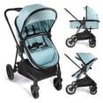 thumbnail image 1 of Cochildor Lite 2.0 Baby Stroller with Bassinet Mode - 3-Position Reversible Lightweight Stroller for 0-36 Months, Foldable Compact Travel Stroller with UPF 50+ Canopy, Blue, 1 of 9