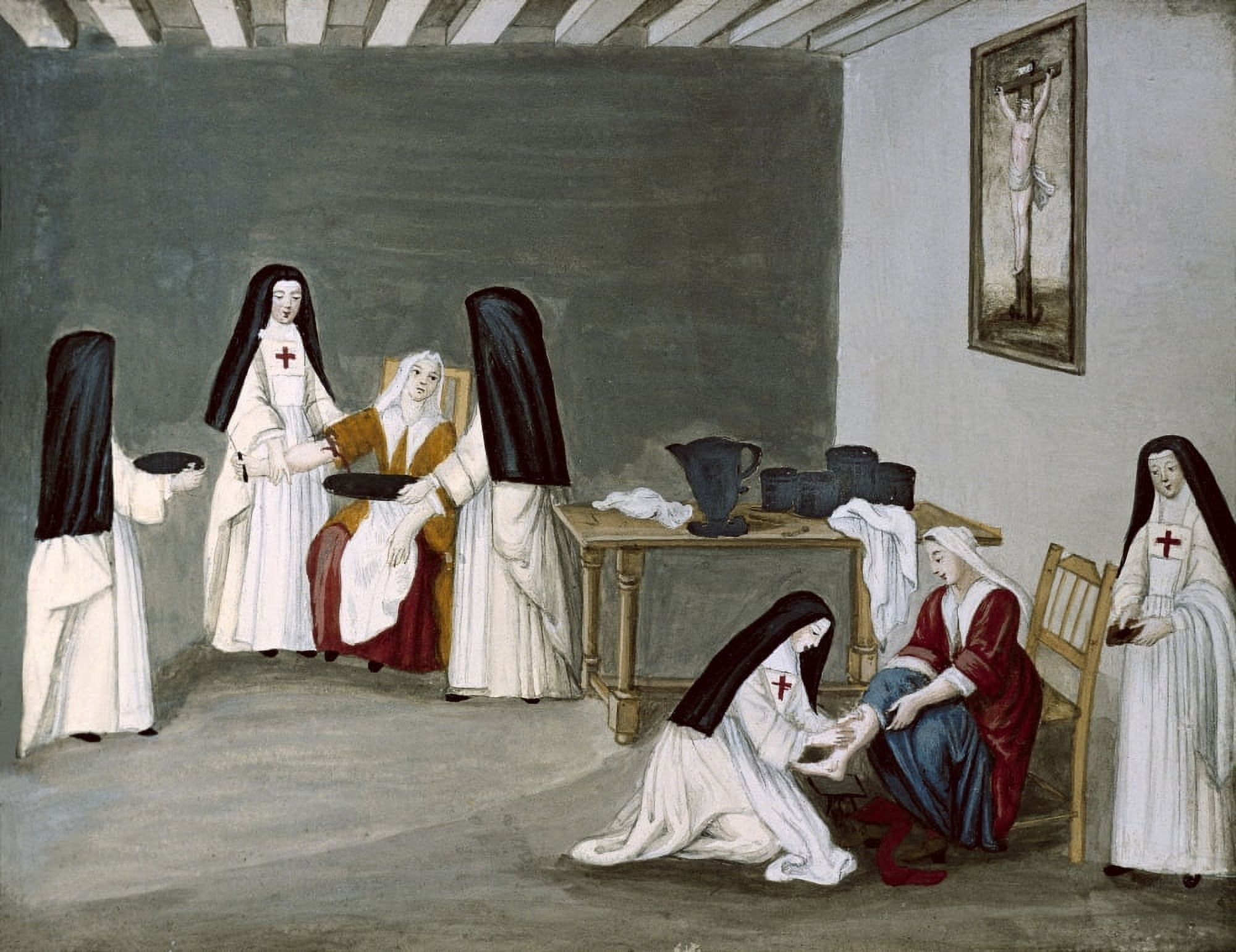 Cochinlouise Madeleine (1686-1767) Canvas Art - (24 x 18)
