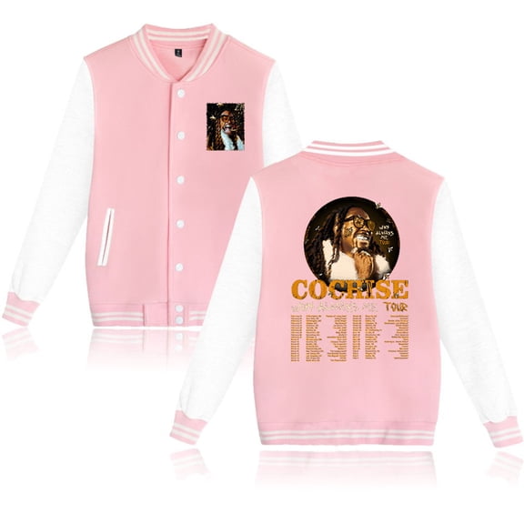 Cochise Why Always Me Tour 2025 Jackets Hip Hop Baseball Uniform Casual Longsleeve Coat