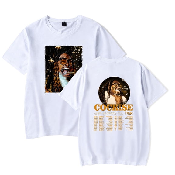 Cochise Why Always Me Tour 2025 Tshirt Casual Fashion Short Sleeve Unisex Tees Tops
