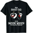 thumbnail image 1 of Cochlear Implant Awareness I'm A Proud Dad Of Awesome Warrio T-Shirt, 1 of 4