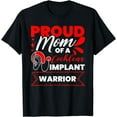 thumbnail image 1 of Cochlear Implant Support Proud Mom Hearing Loss Awareness T-Shirt, 1 of 4