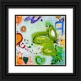 thumbnail image 1 of Cochran, Gina 26x26 Black Ornate Wood Framed with Double Matting Museum Art Print Titled - Ms. Alice and Peeps Long Story No.10, 1 of 4