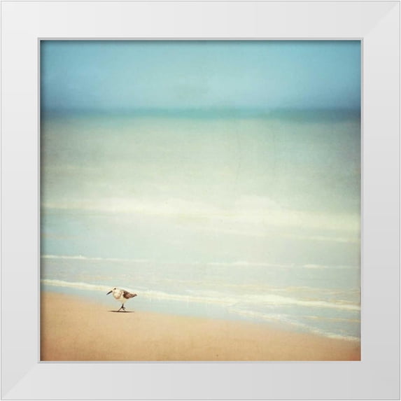 Cochrane, Carolyn 12x12 White Modern Wood Framed Museum Art Print Titled - Get Your Feet Wet