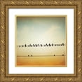 thumbnail image 1 of Cochrane, Carolyn 20x20 Gold Ornate Wood Framed with Double Matting Museum Art Print Titled - In Tune, 1 of 4