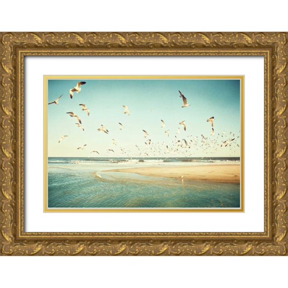 Cochrane, Carolyn 32x23 Gold Ornate Wood Framed with Double Matting Museum Art Print Titled - Freedom
