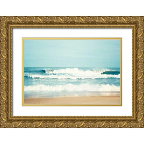 Cochrane, Carolyn 32x23 Gold Ornate Wood Framed with Double Matting Museum Art Print Titled - Salty Sea Air