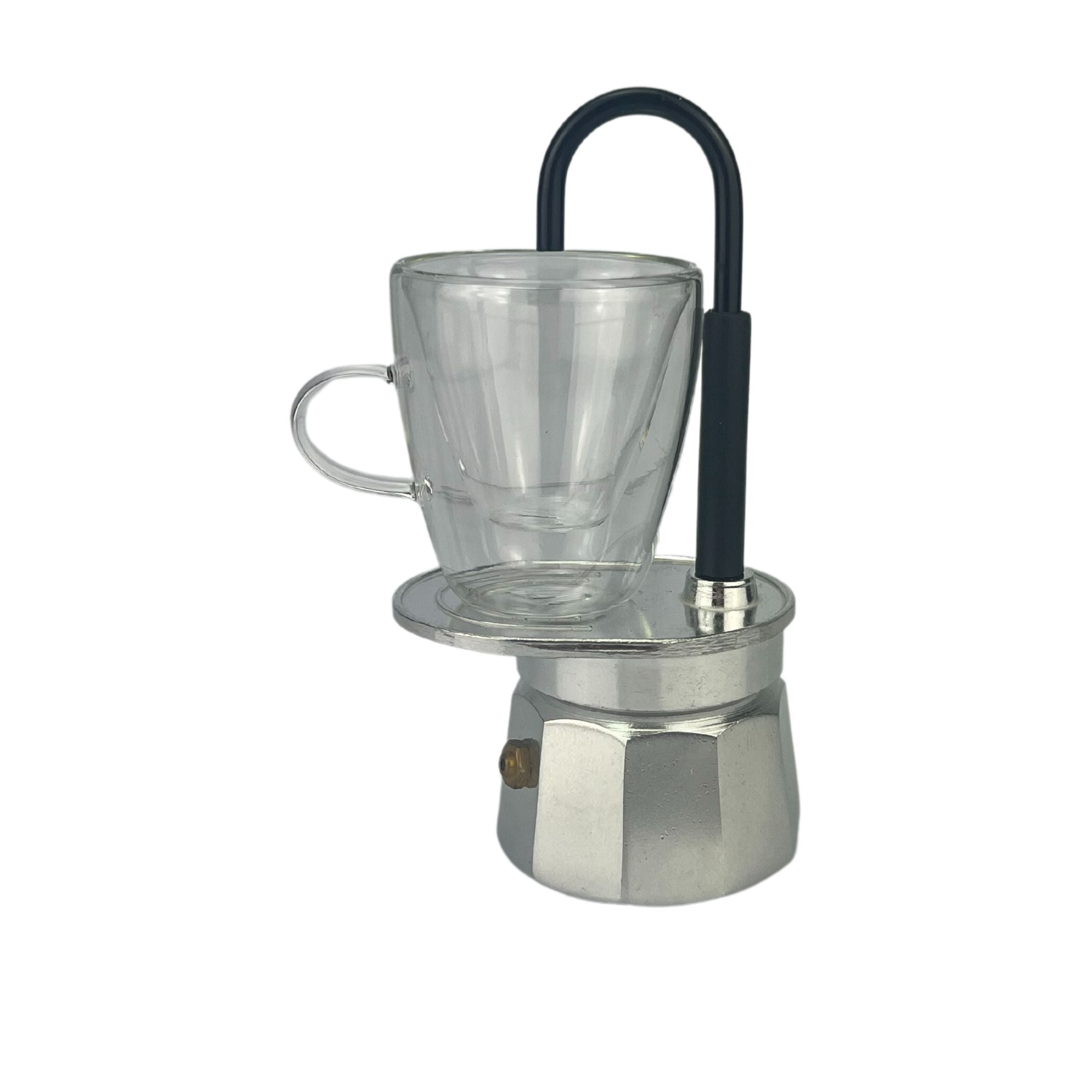Cocina Criolla New 1-Cup Fountain Greca Coffee Maker