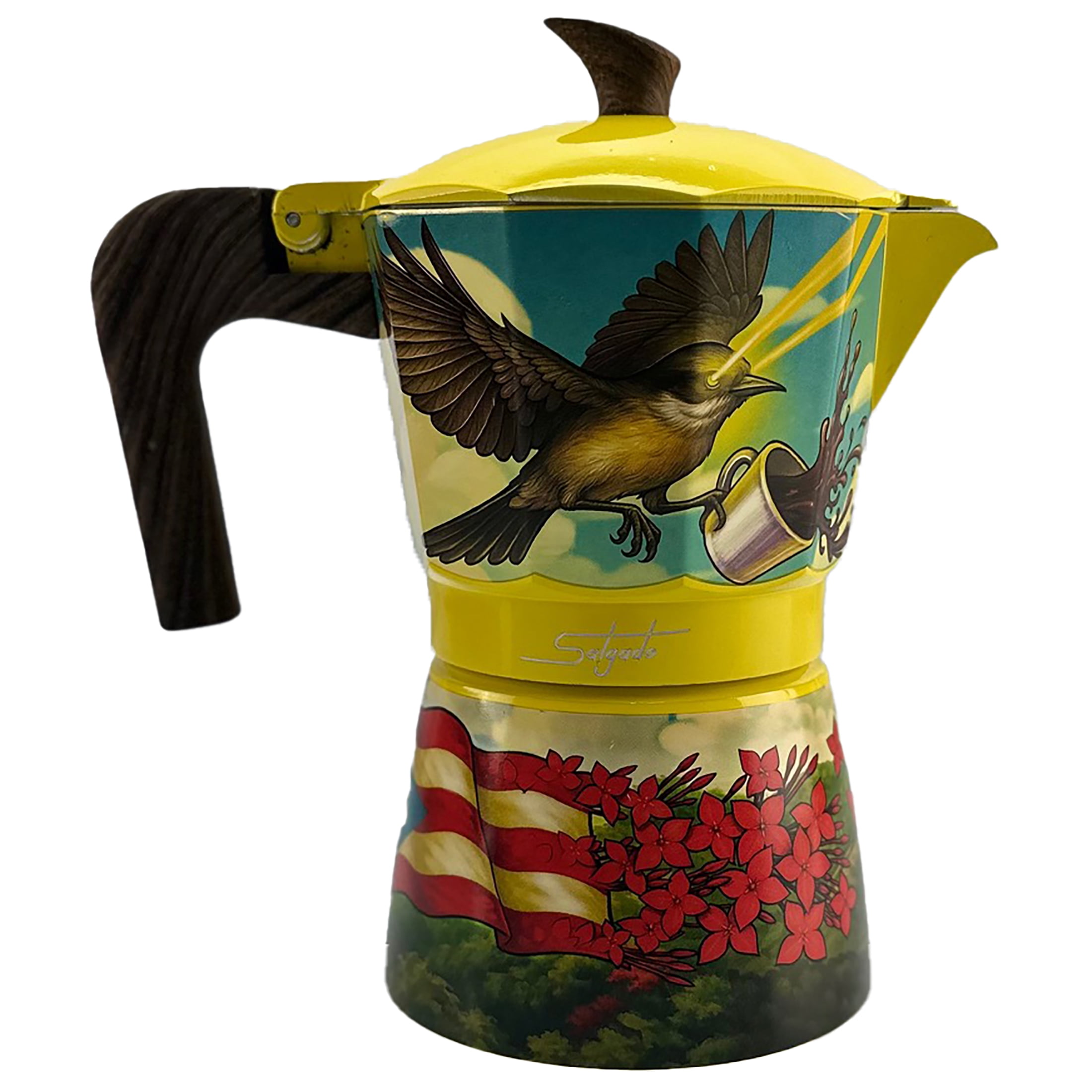 Cocina Criolla X SALGADO 6-Cups Espresso Coffee Maker