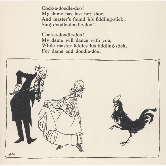 Cock-A-Doodle-Doo Poster Print By Mary Evans Picture Libraryarthur Rackham (24 X 24)