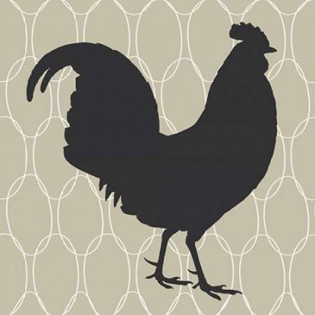 Cock-a-doodle-doo Canvas Art - Sabine Berg (24 x 24)