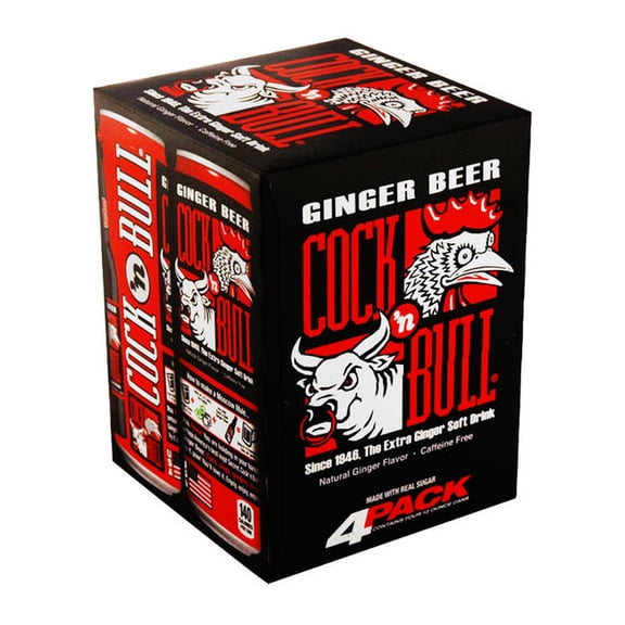 Cock 'n Bull Non-Alcoholic Ginger Beer Soda cs 6/ 12 oz