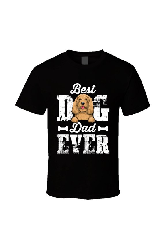 Cockapoo Best Dog Dad Father's Day T Shirt