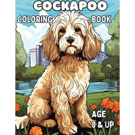 Cockapoo Coloring Book, (Paperback)
