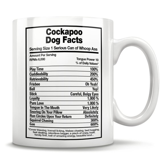 Cockapoo Dog Facts Cockapoo Mom Cockapoo Lover Cockapoo Coffee Mug Cockapoo Cup Cockapoo G
