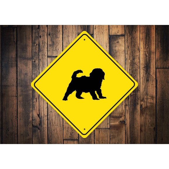 Cockapoo Dog Sign Cockapoo Crossing Sign Cockapoo Caution Cockapoo Owner Cockapoo Dog Gift Gift For Dogs Dog Owner Sign Decor for Dog Size: 12 inch x 12 inch