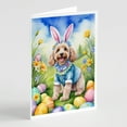 thumbnail image 1 of Cockapoo Easter Egg Hunt Greeting Cards Pack of 8 7 in x 5 in, 1 of 12