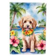 thumbnail image 1 of Cockapoo Luau House Flag, 1 of 7