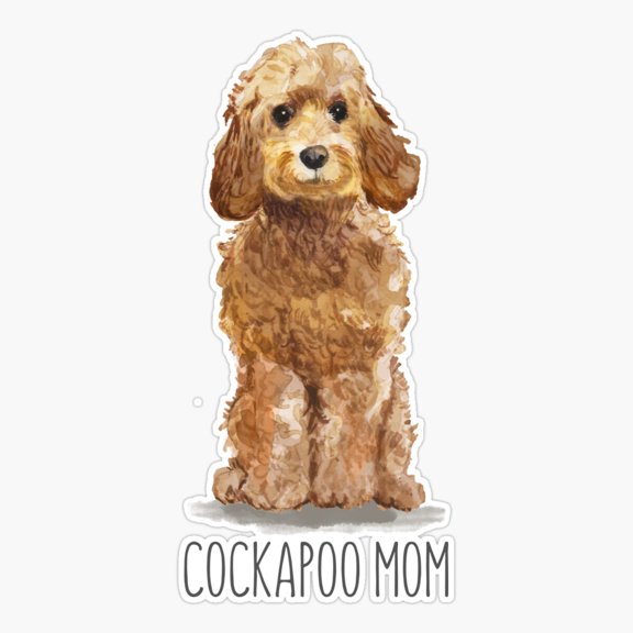 Cockapoo Mom Dog Lover Pet Parent Sticker