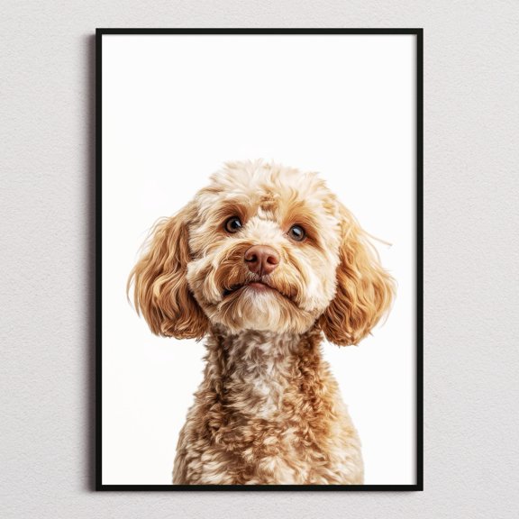 Cockapoo Print, Cockapoo Poster, Cockapoo Wall Art, Cockapoo Art Print, Cockapoo Photo, Poster Only