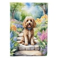 thumbnail image 1 of Cockapoo Spring Path Garden Flag 11.25 in x 15.5 in, 1 of 2