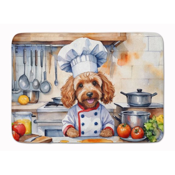Cockapoo The Chef Memory Foam Kitchen Mat 27 in x 19 in
