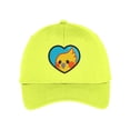 thumbnail image 1 of Cockatiel Bird Inside of Heart Low Profile Cotton Adjustable Baseball Cap Dad Hat for Men Women Embroidered Design - Yellow, 1 of 5