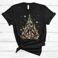 thumbnail image 1 of Cockatiel Christmas Tree Cute Christmas Lights Xmas Tree Cockatiel Bird T-Shirt, 1 of 2