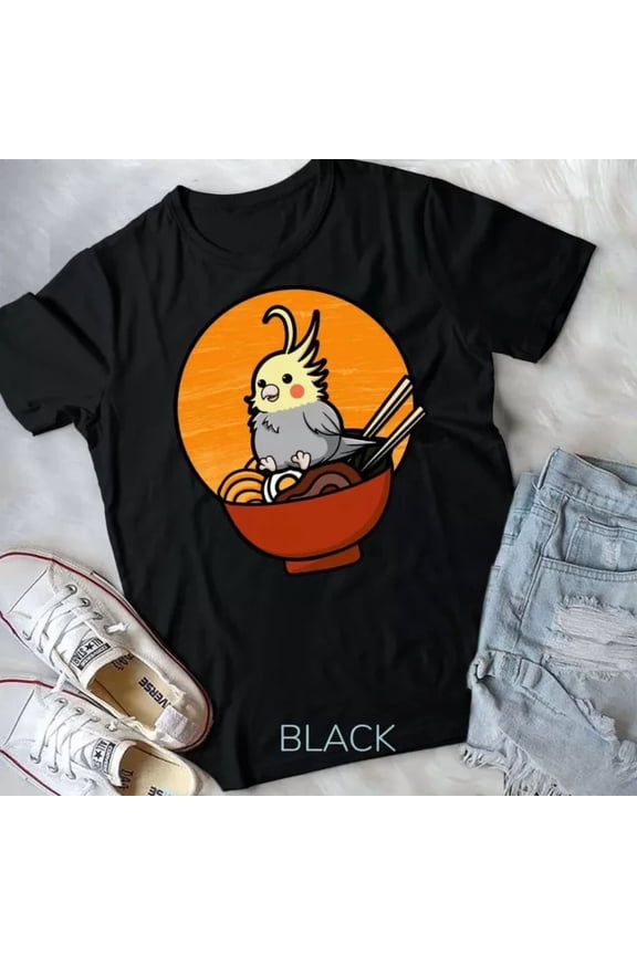 Cockatiel Cockatoo Lutino Quarrion Weiro Bird Parrot Tiel T-Shirt Unisex T-Shirt