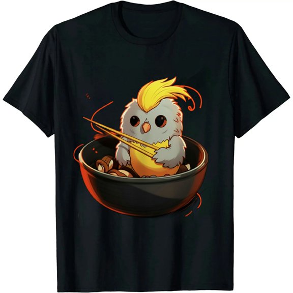 Cockatiel Cockatoo Lutino Quarrion Weiro Bird Parrot Tiel T-Shirt