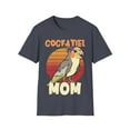 thumbnail image 1 of Cockatiel Mom Mother Mama Aviary Bird Novelty Art Unisex Softstyle T-Shirt, 1 of 8
