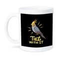 thumbnail image 1 of 3dRose, Cockatiel Parrot Bird with Tiel with It, 15oz Mug, 1 of 7