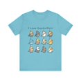 thumbnail image 1 of Cockatiels Birds Unisex Jersey Short Sleeve Tee, 1 of 2