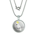 thumbnail image 1 of Cockatoo - Bird Parrot Pet Small Pendant, 1 of 1