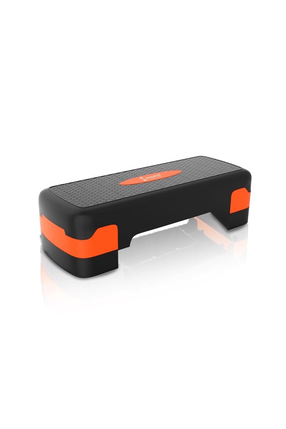 Premium Professional Training Aerobic Stepper & Step Platform, Stepper For Exercise At Home With 3 Height Adjustments| Max Weight 550 lbs