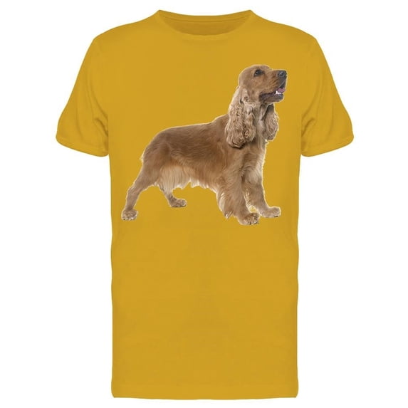 Cocker Looking Up Tee Men's -Image by Shutterstock