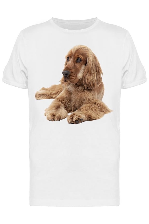 Cocker Posing T-Shirt Men -Image by Shutterstock, Male Large