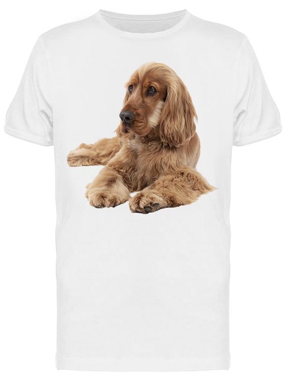 Cocker Posing T-Shirt Men -Image by Shutterstock, Male Large