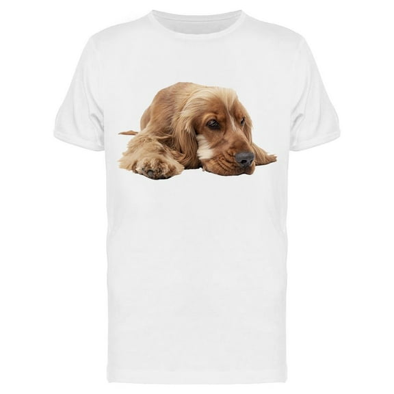 Cocker Resting  T-Shirt Men -Image by Shutterstock, Male Medium