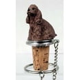 thumbnail image 1 of Cocker Spaniel Bottle Stopper (Brown), 1 of 1