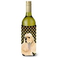 thumbnail image 1 of Cocker Spaniel Candy Corn Halloween Portrait Wine Bottle Hugger, 1 of 1