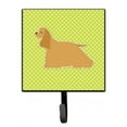thumbnail image 1 of Cocker Spaniel Checkerboard Green Leash or Key Holder, 1 of 1