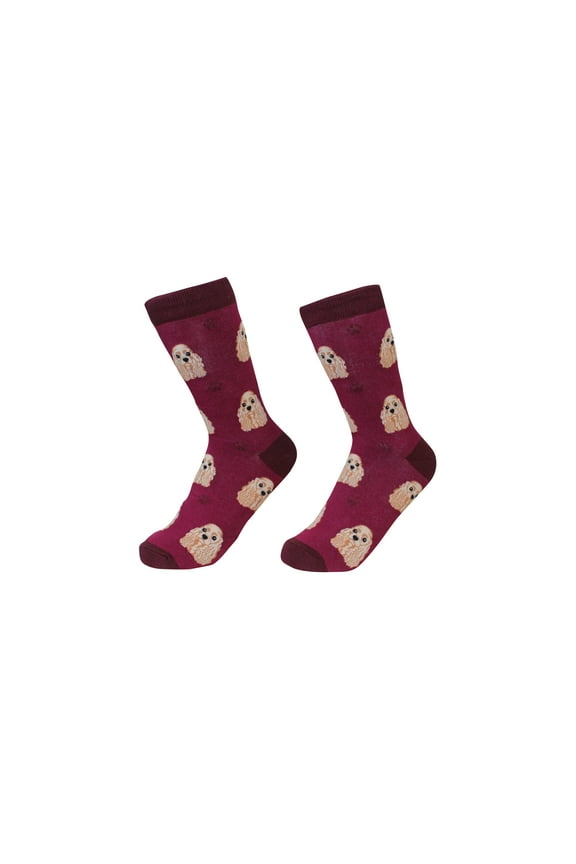 Cocker Spaniel Dog Breed Socks Unisex Sock Daddy by E&S Pets