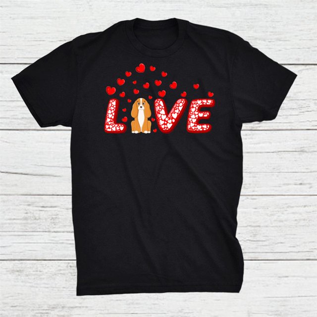 Cocker Spaniel Dog Lover Heart Love Cocker Spaniel Valentine Shirt Gift