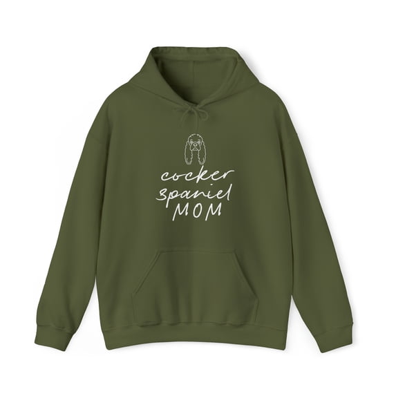 Cocker Spaniel Dog Mom Hoodie, Gifts, Hooded Sweatshirt