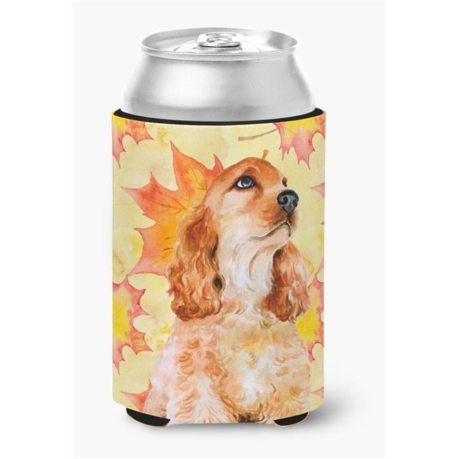Cocker Spaniel Fall Can or Bottle Hugger